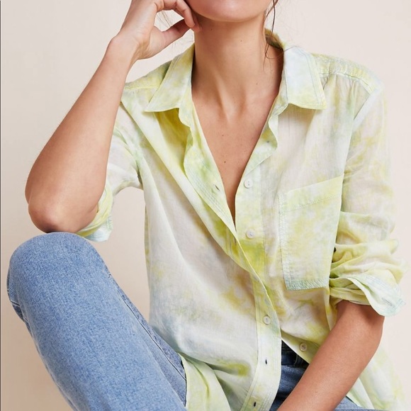 Anthropologie Tops - NWT Anthropologie The Cate Classic Tie Dye Top XS
